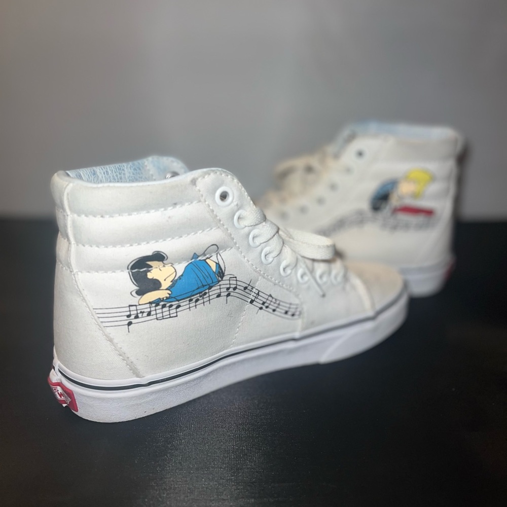 Vans Peanuts sneakers.